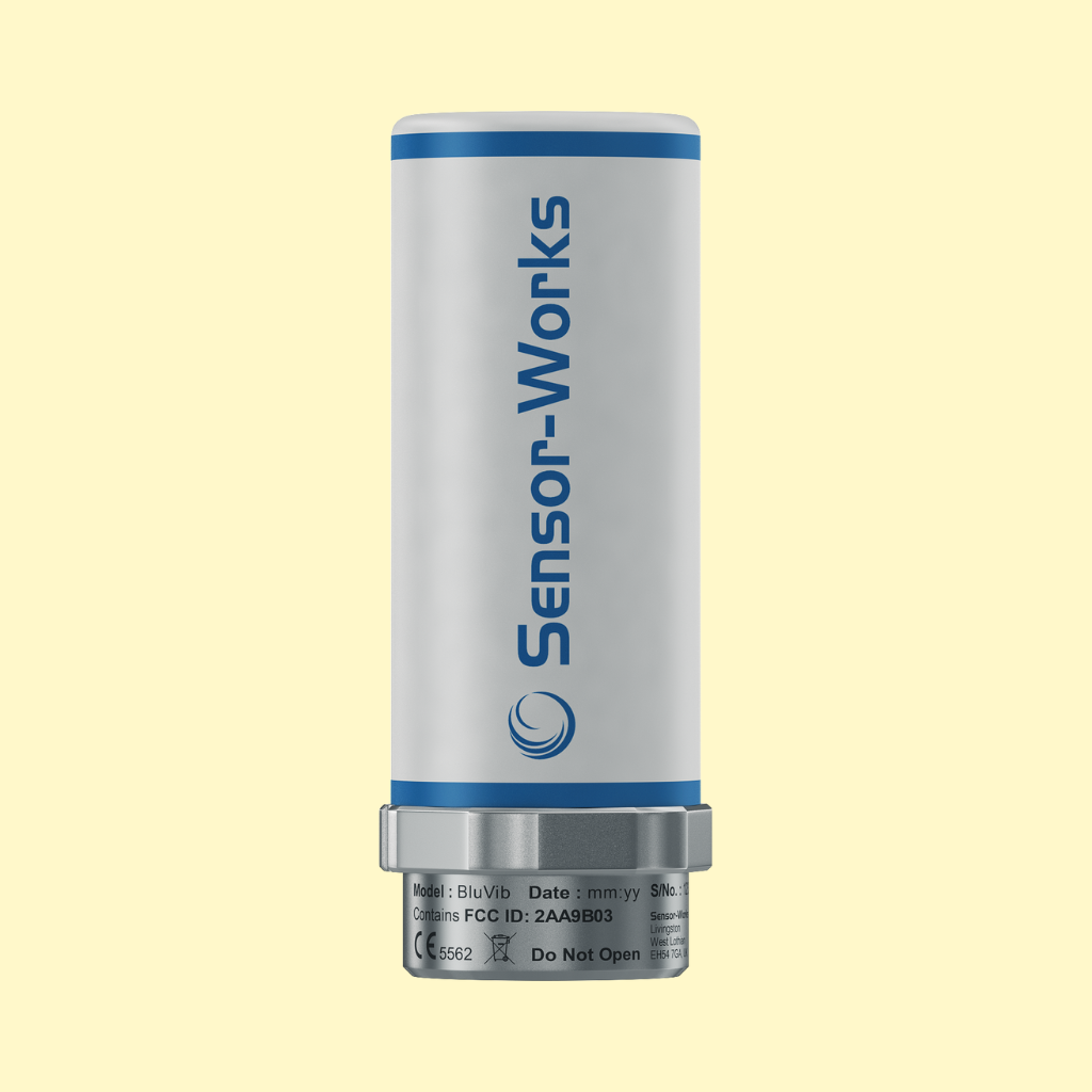 Sensor Works BluVib P3 tri-axial vibration sensor